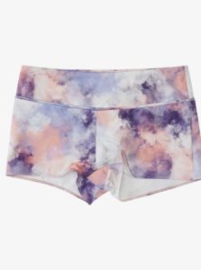 Mellow Rose Cloud Colors Roxy Active Shorty Biker Bikini Bottoms | QGTISF462