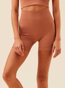 Mocha Mousse Roxy Chill Out Sports Shorts | PLYOFQ184