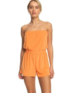 Mock Orange Roxy Special Feeling Romper | TQVNCJ346