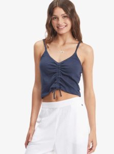 Mood Indigo Roxy Flirty Feels V-Neck Top | WBQGJR580