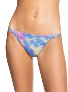 Pale Marigold Tie Dye Vibes Roxy POP SURF Cheeky Bikini Bottoms | KBEMJW098