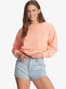 Papaya Punch Roxy Surfing By Moonlight Long Sleeve Lounge Top | DTFNQC849