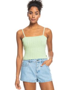 Pastel Green Roxy Dream Sign Knit Tube Top | RHFPTJ213