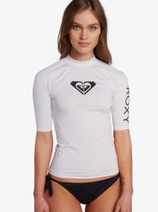 Sea Salt Roxy Florida Whole Hearted Short Sleeve UPF 50 Rashguard | ZGEALO158