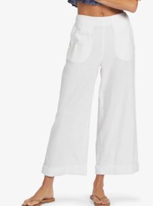 Snow White Roxy Senorita Smile Regular Waist Flare Pants | KCOBYG602