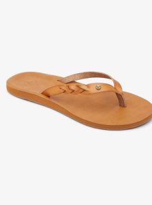 Tan/Brown Roxy Liza Flip-Flops | JNRMZS125