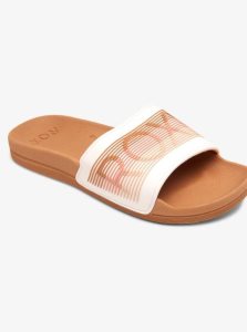 Tan Roxy Slippy Water-Friendly Sandals | UZWVNQ187