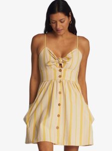 Tapioca Alla Stripe Verticale Roxy Under The Cali Sun Stripe Strappy Dress | SBEJVG936