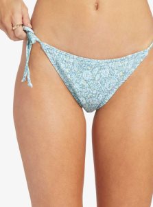 Tourmaline Pretty Paisley Roxy Seaside Tropics Cheeky Smock Bikini Bottoms | UYWAZQ754