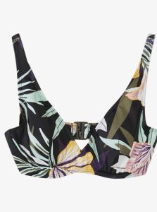 True Black Fasso S Roxy Active Underwired Bikini Top | OAFUIY537