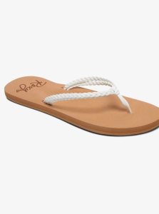 White Roxy Costas Flip-Flops | VFQWAU138